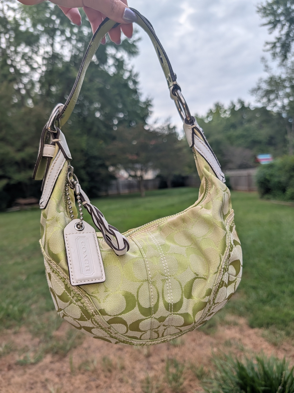 Y2K Coach Soho Signature Hobo
